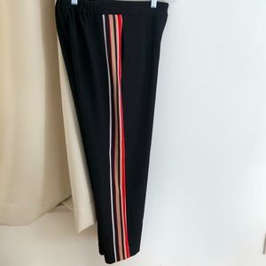 & Other Stories Paris Atelier Black High Rise Track Trousers (NTW) (US size 4)